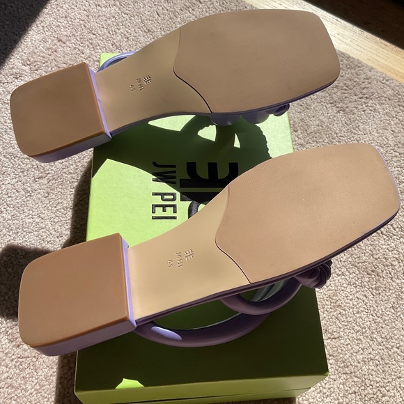 JW PEI Jada Flat Mule - Lavender Purple Size 41 NIB - Picture 3 of 11